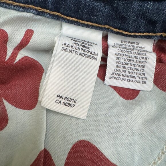 Lucky Brand Womens Handcrafted Medium Wash Straight Leg Jeans Size 6/28R premium - Picture 5 of 15